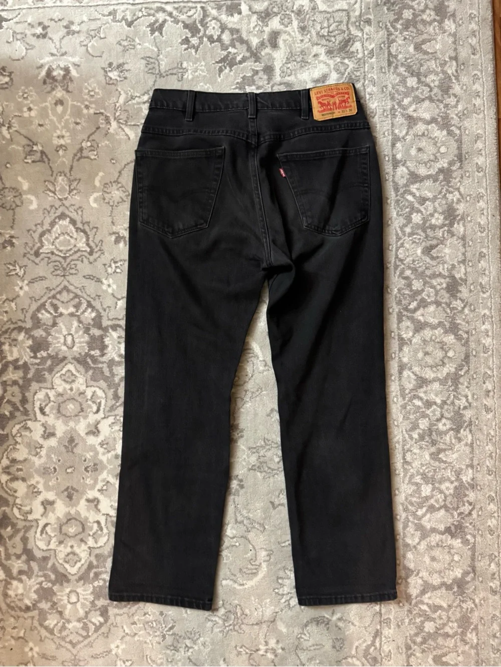 Levi's Men's Black Western Fit Jeans